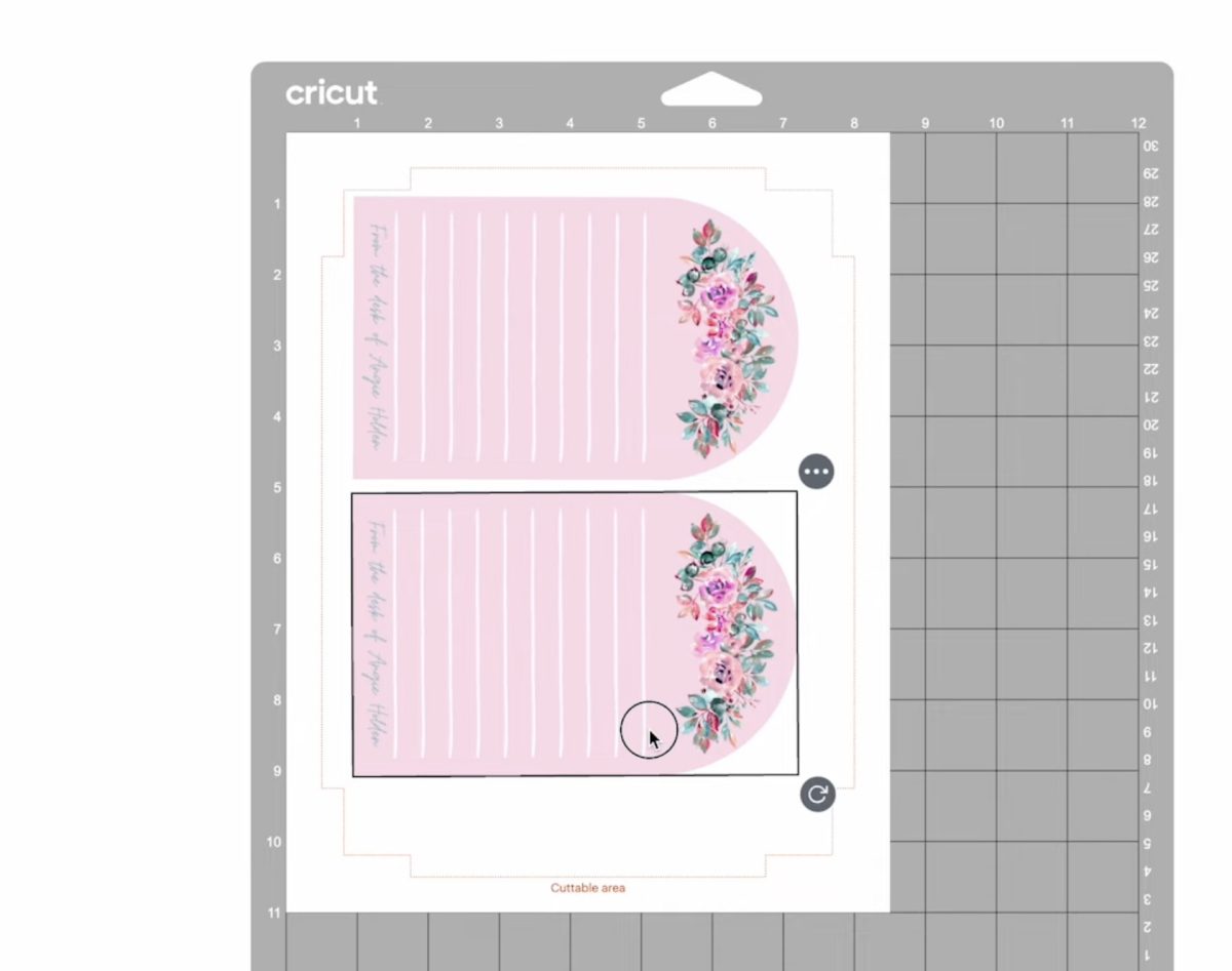 Rotate the designs so they both fit.