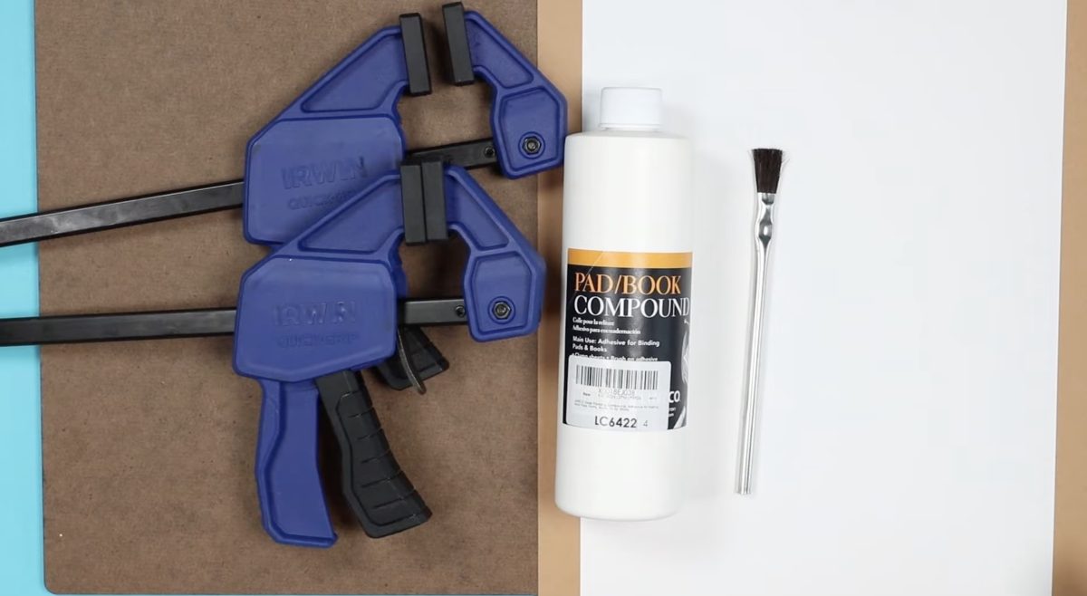 Cricut notepad making supplies.