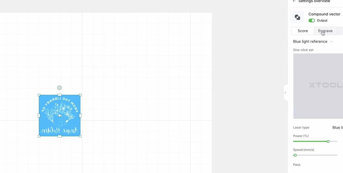 Change the design to a compound vector.