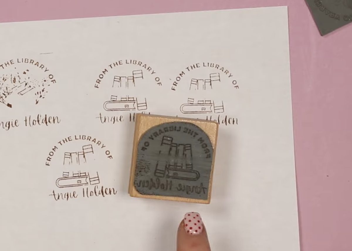 Assemble wood stamp.