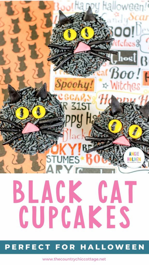 black cat cupcakes