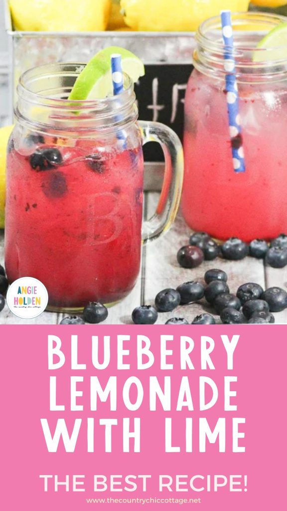 blueberry lemonade with lime