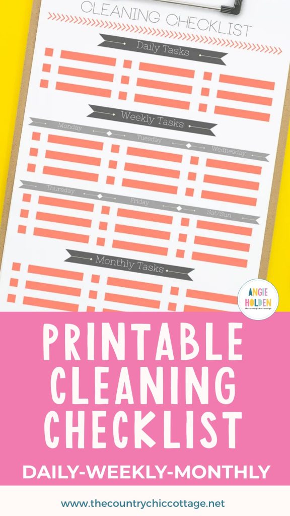 cleaning checklist