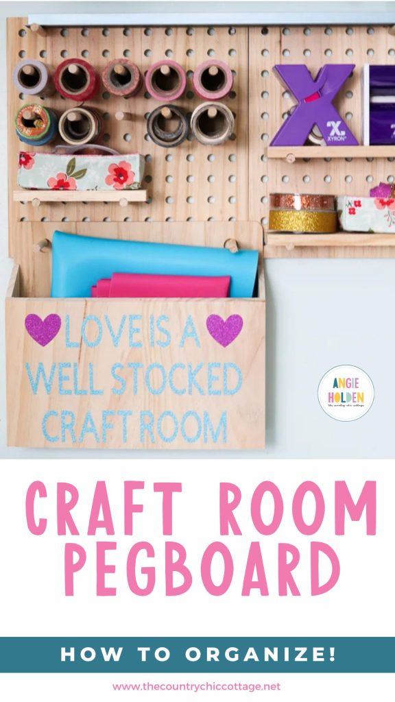 craft room pegboard