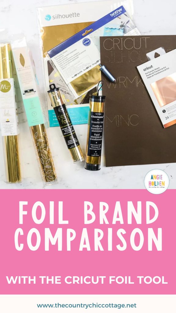Cricut foil sheet comparison