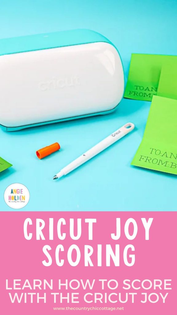 Cricut Joy scoring