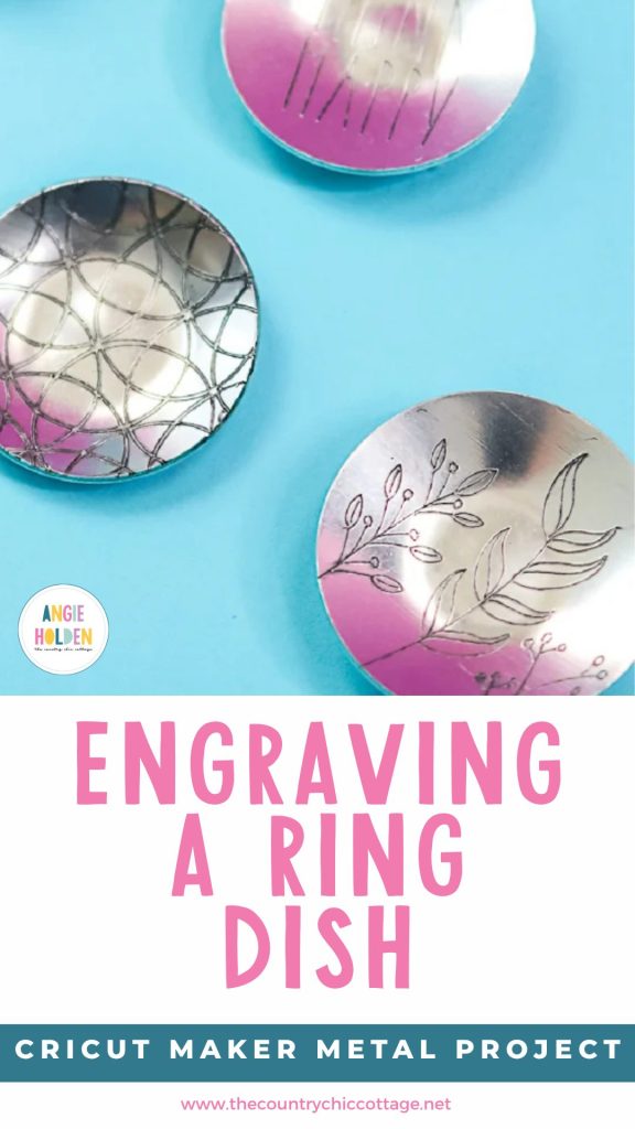 Cricut Maker metal engraving