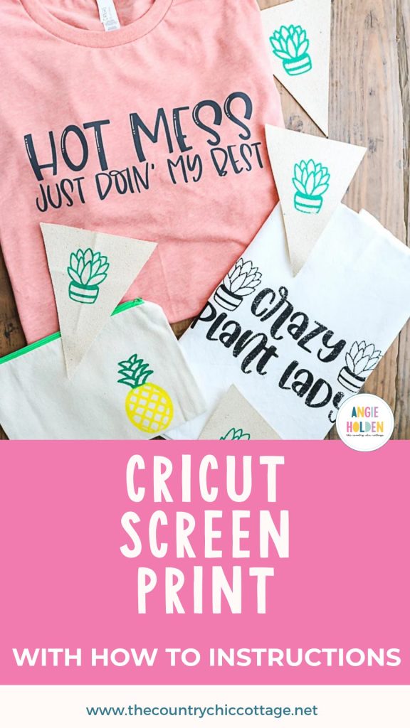 Cricut screen print