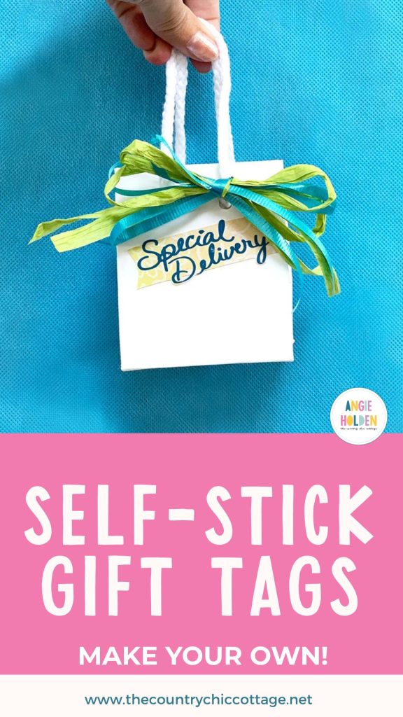Cricut self stick gift tags