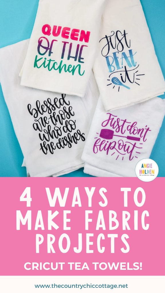 Cricut tea towels