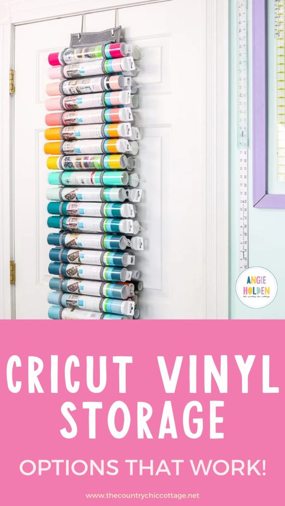 Cricut vinyl storage