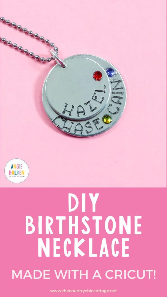 DIY birthstone necklace