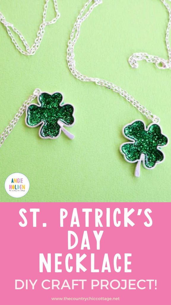 DIY St. Patrick's Day necklace