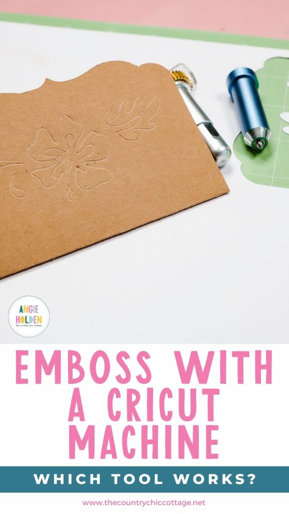emboss with cricut