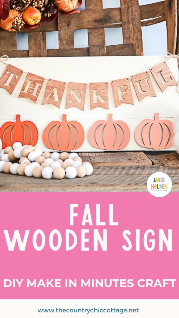 fall wooden sign