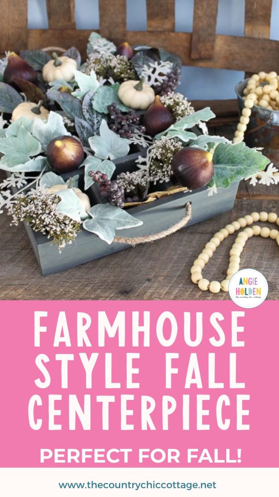 farmhouse style fall centerpiece