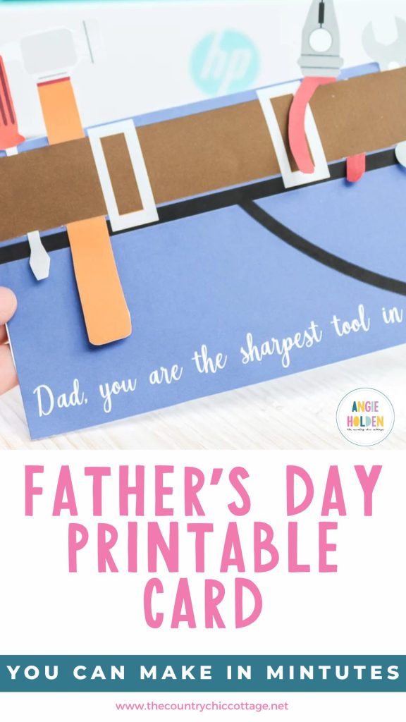 Father's Day printable card