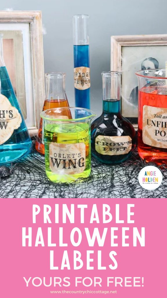 free printable Halloween labels