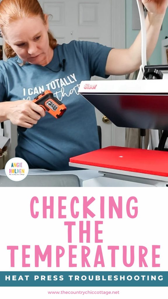 how to check heat press temperature