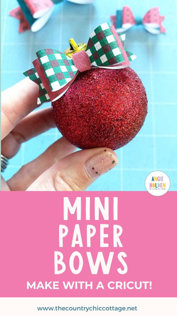 mini plaid bows