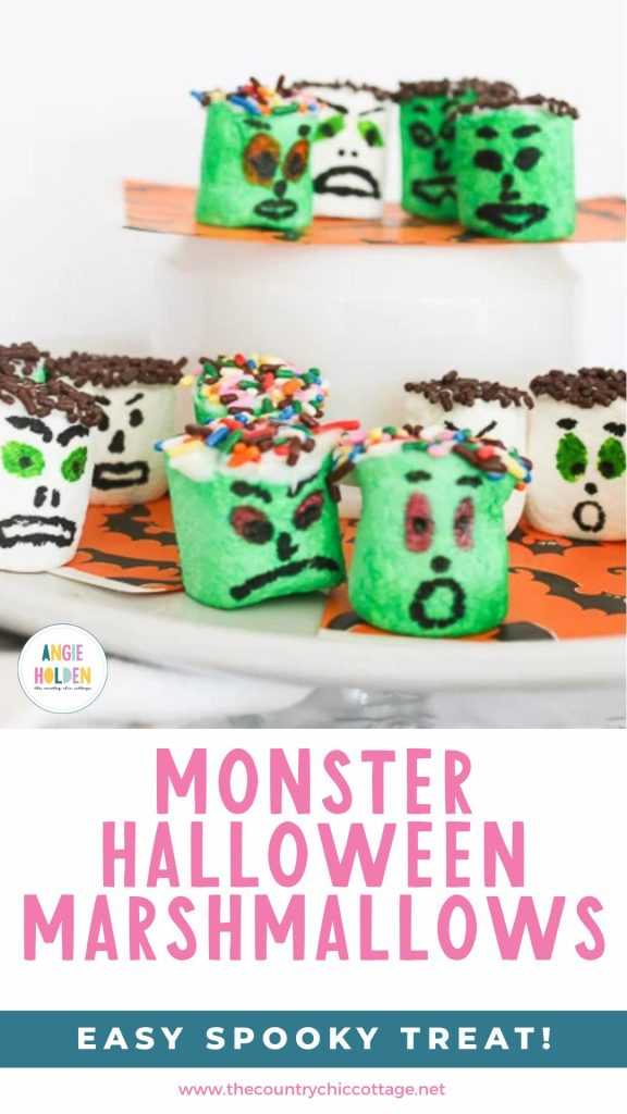 monster Halloween marshmallows