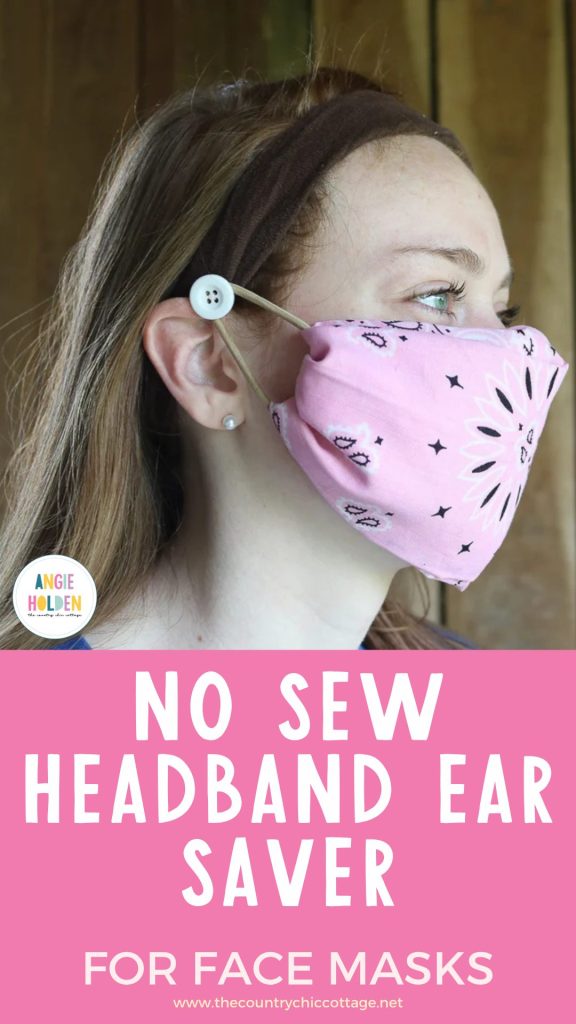 new sew headband ear saver for face masks