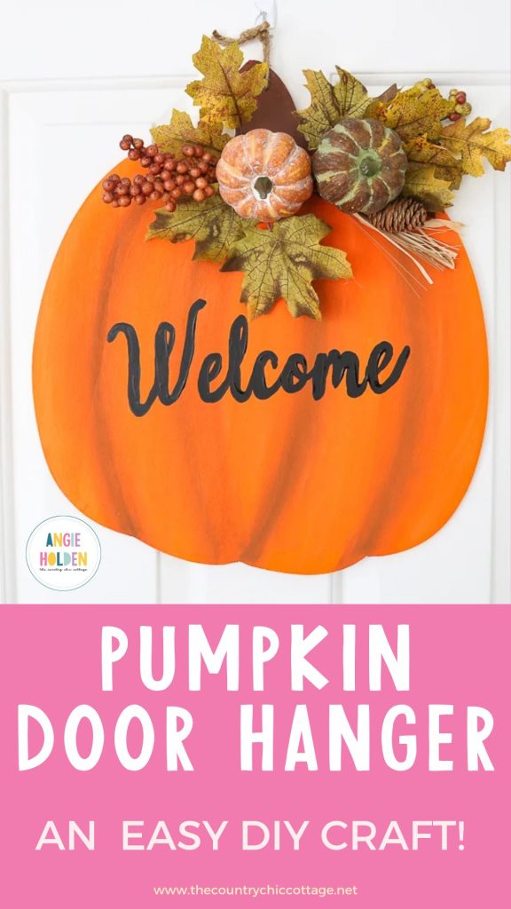 pumpkin door hanger