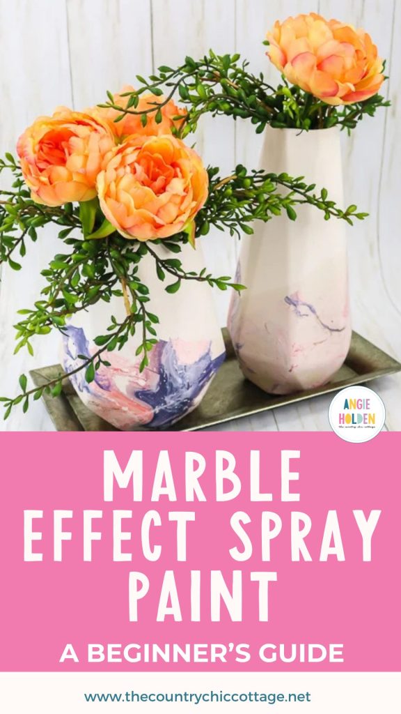 spray paint marbling