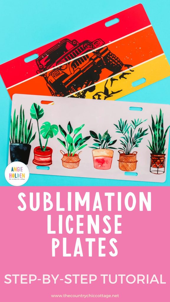 sublimation license plate