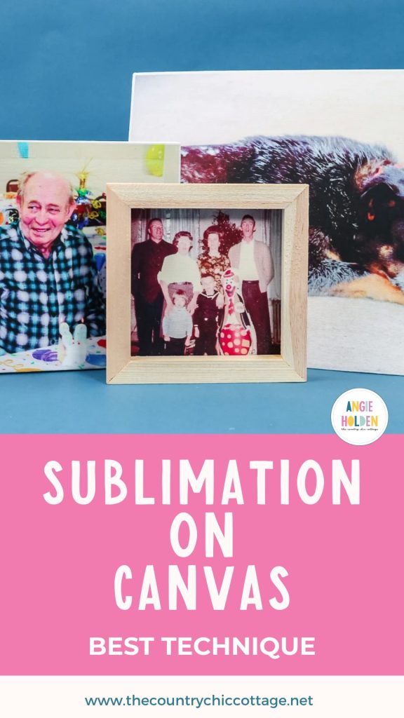 sublimation on canvas
