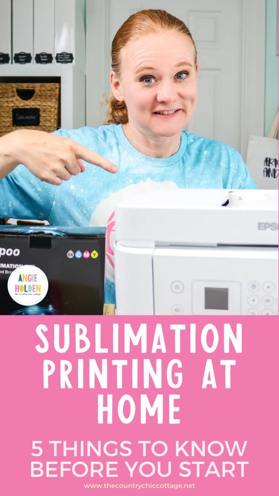 sublimation printing at home