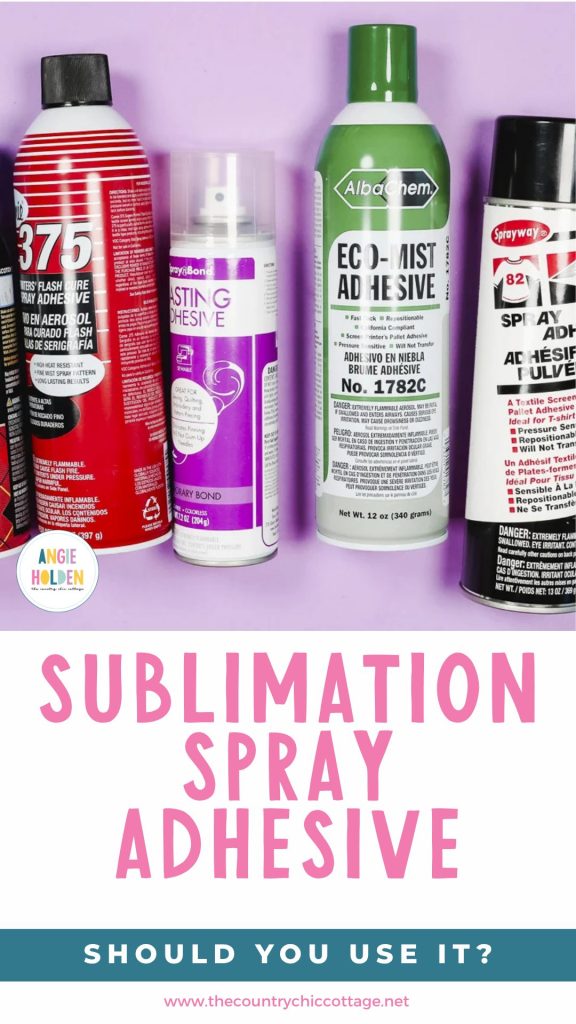 sublimation spray adhesive