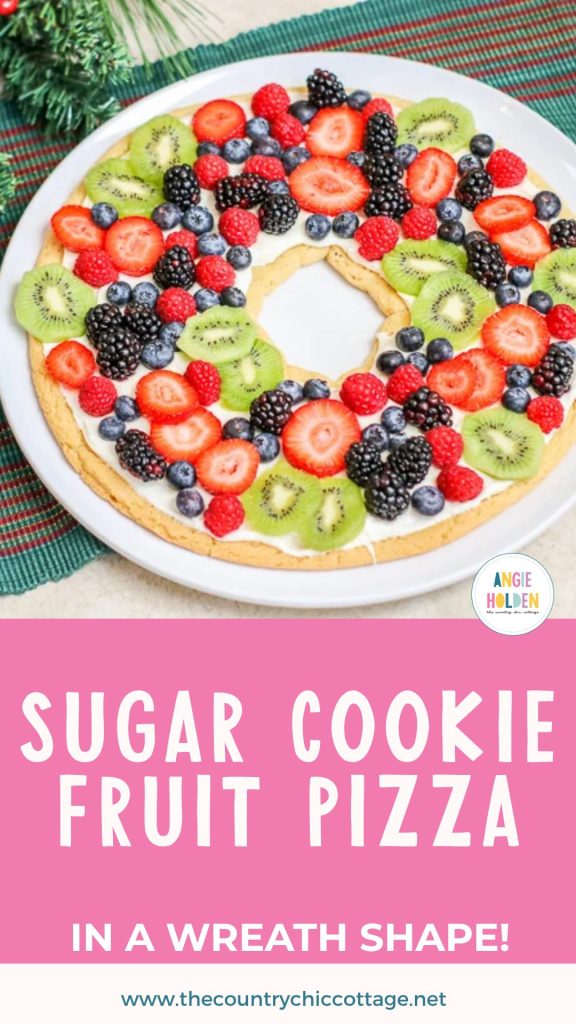 sugar cookie fruit pizza