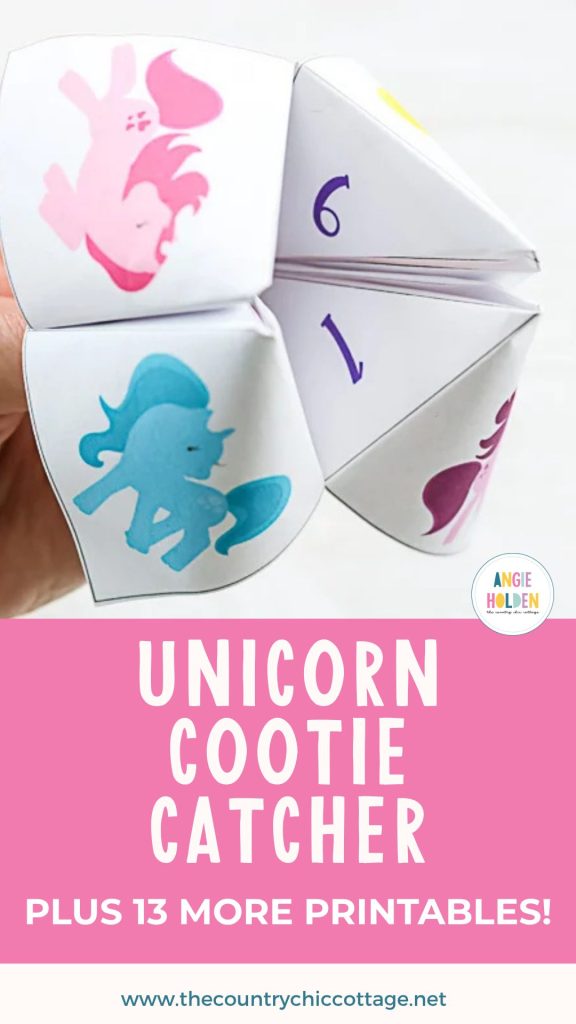 unicorn cootie catcher