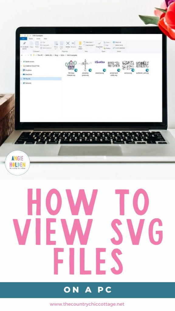 view SVG thumbnails on a PC