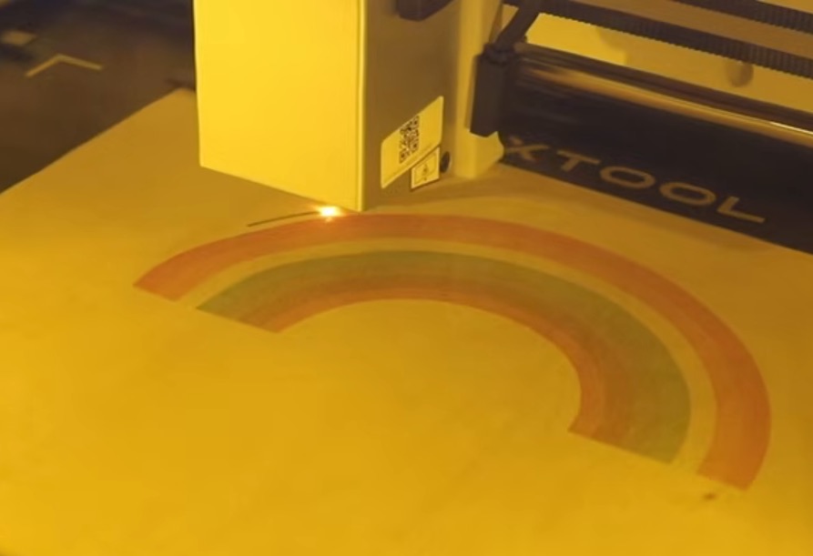Cut out the printed design.