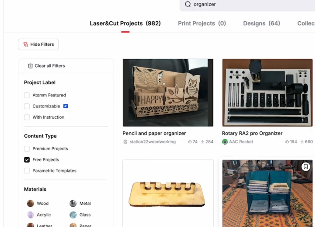 xTool Community projects.