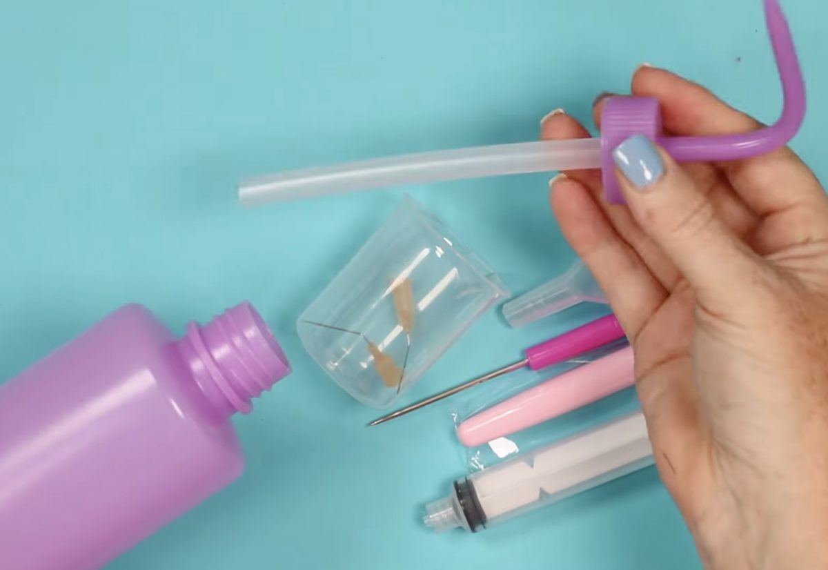 Snow globe tumbler starter kit supplies.