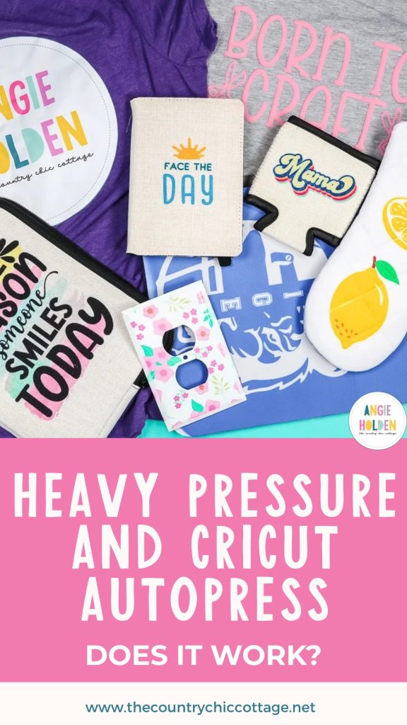 cricut autopress heavy pressure