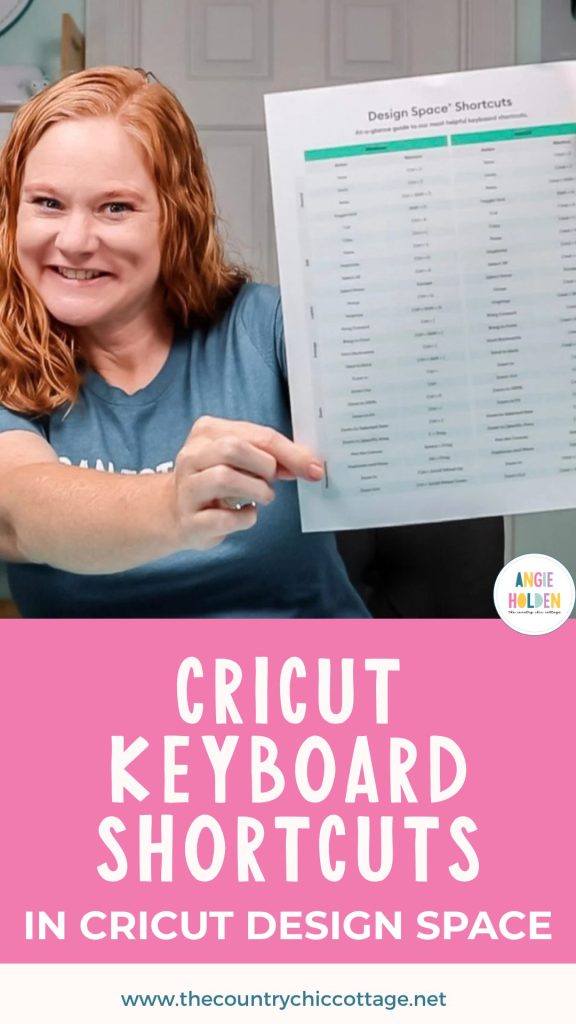 Cricut keyboard shortcuts