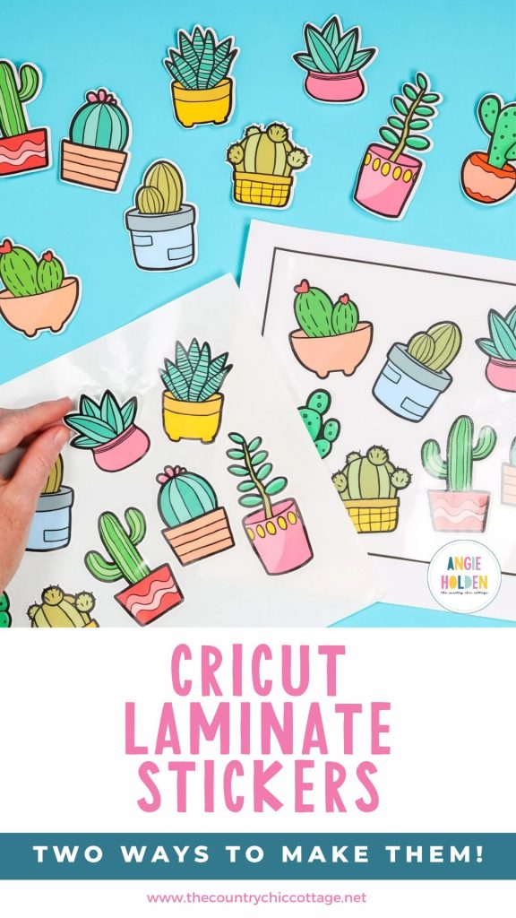 Cricut laminate stickers