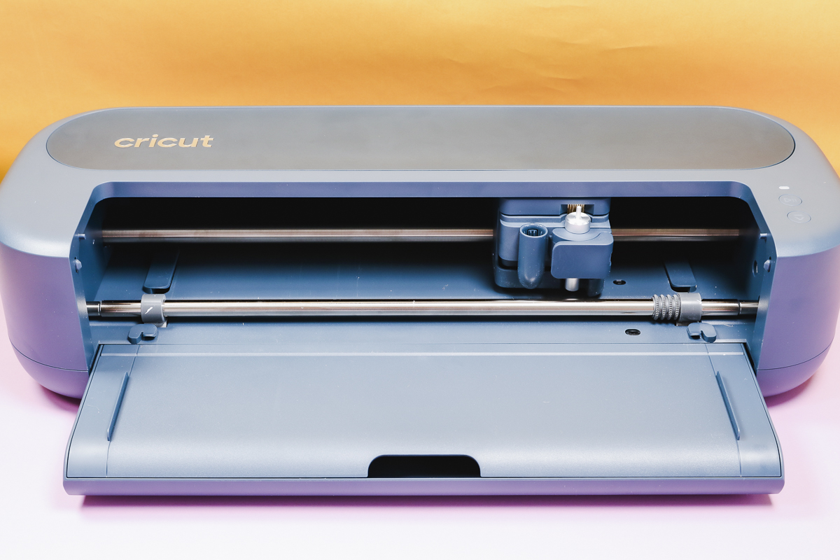 Cricut Maker 5 open, top view.