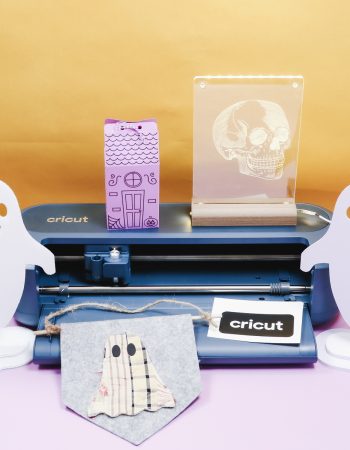 Cricut Maker 5 with completed projects - square.
