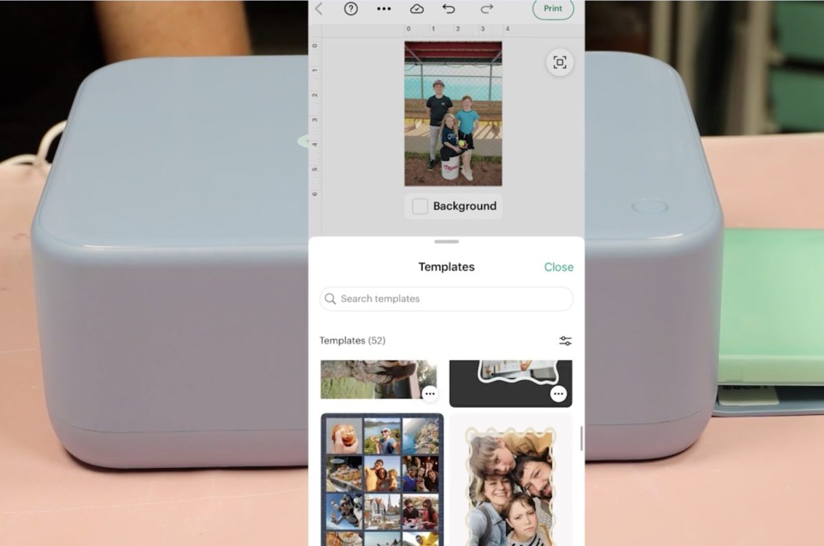 Upload a photo to Design Space.