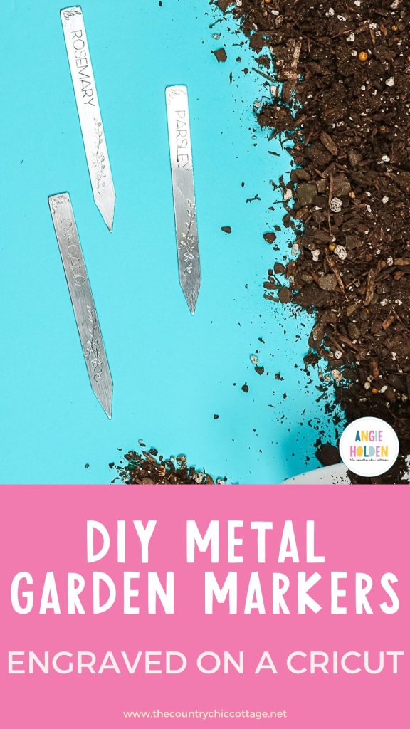 DIY metal garden markers