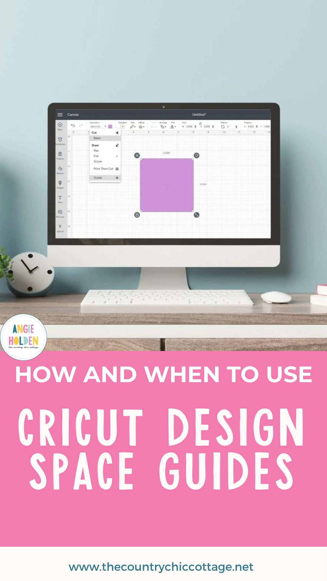 guides in Cricut design space