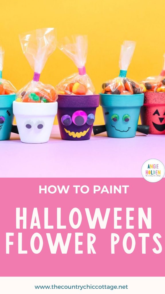 Halloween flower pots