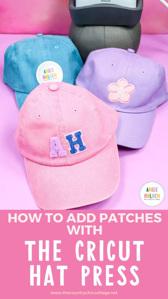 patches with cricut hat press