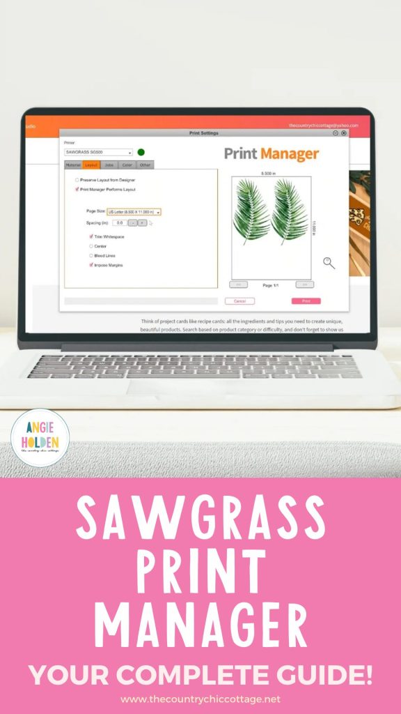 sawgrass print manager