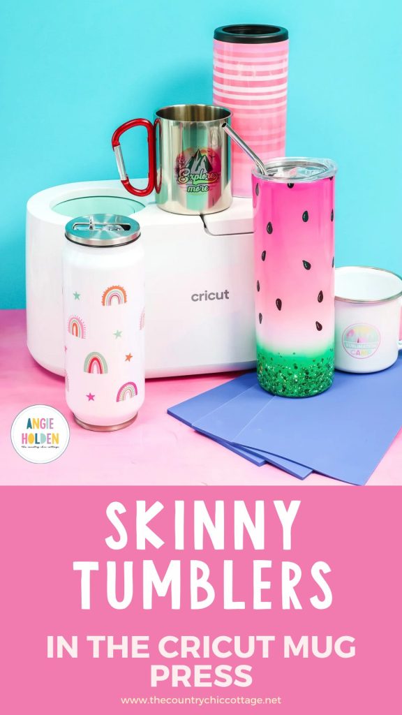 skinny tumblers in the Cricut mug press